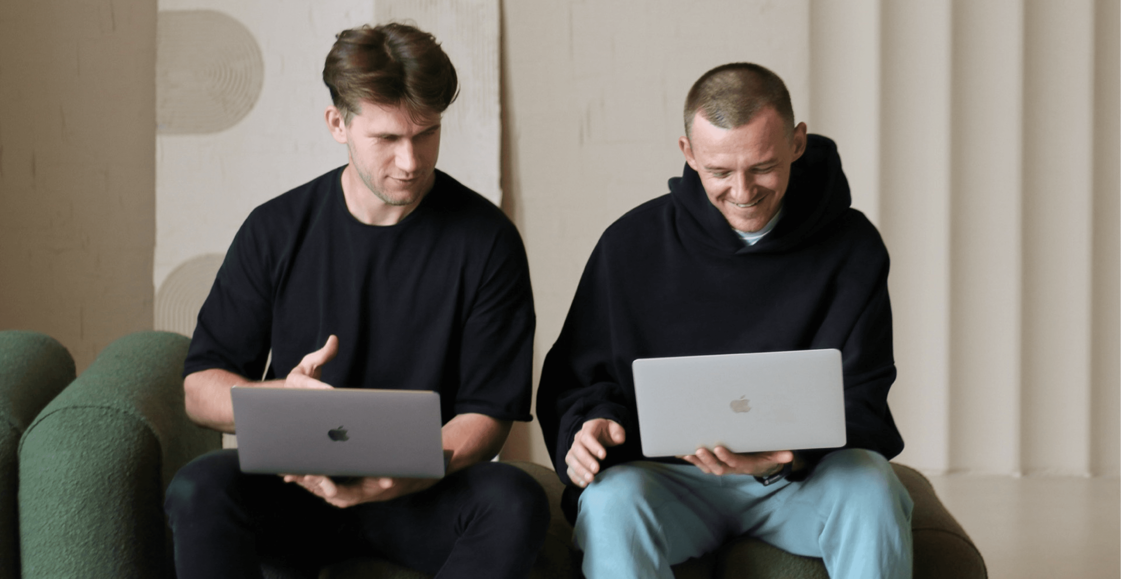 UData co-founders working together