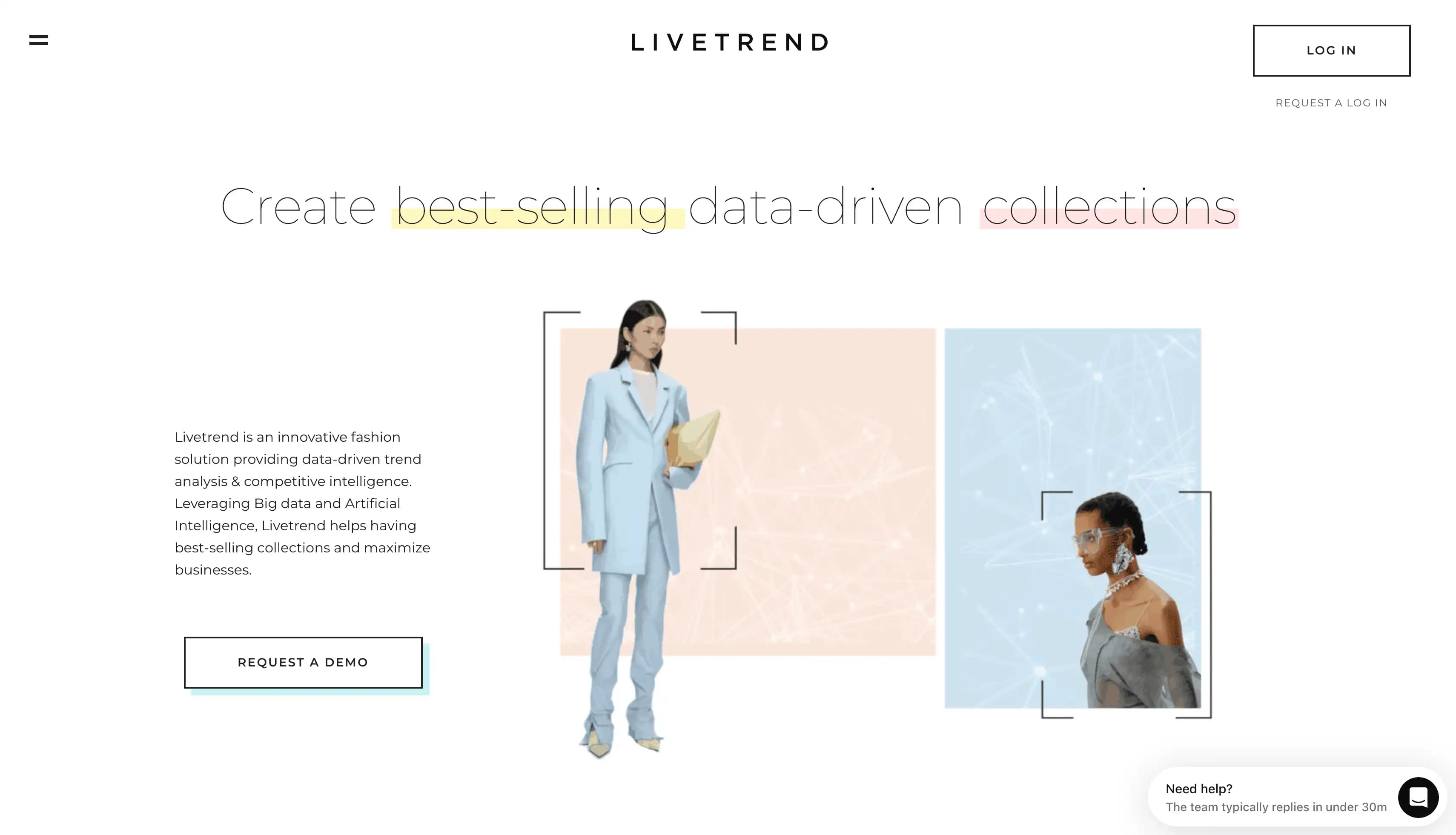 LiveTrend product interface